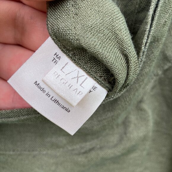 La Petite Alice Linen Wrap Skirt, L/XL - Picture 6 of 8